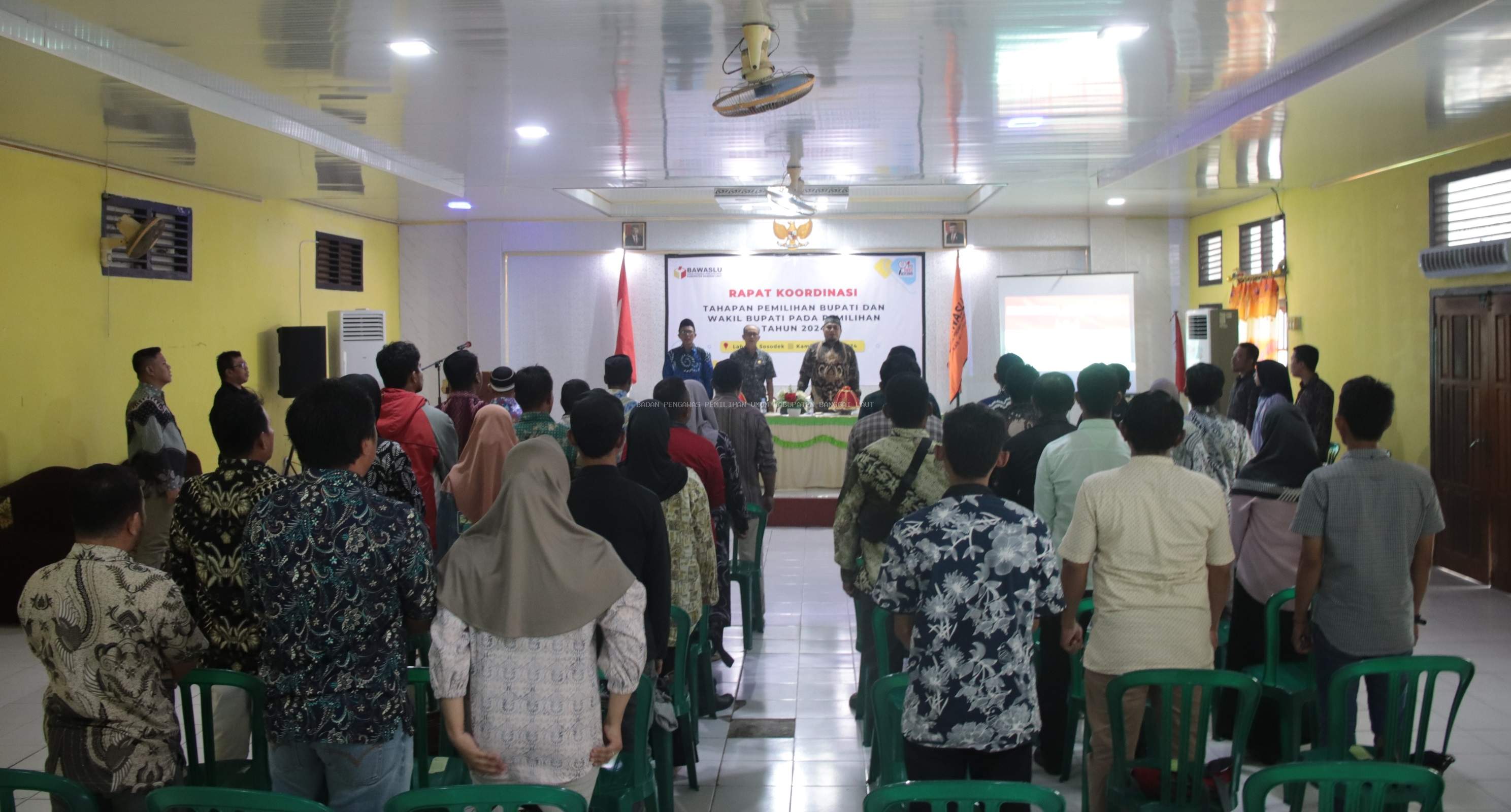 Bangun Sinergitas Diantara Penyelenggara, Bawaslu Banggai Laut Gelar Rakor Tahapan Pemilihan Kepala Daerah