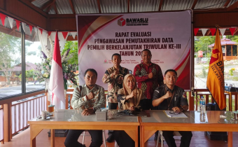 Rapat Evaluasi Pengawasan Pemutakhiran Data Pemilih Berkelanjutan